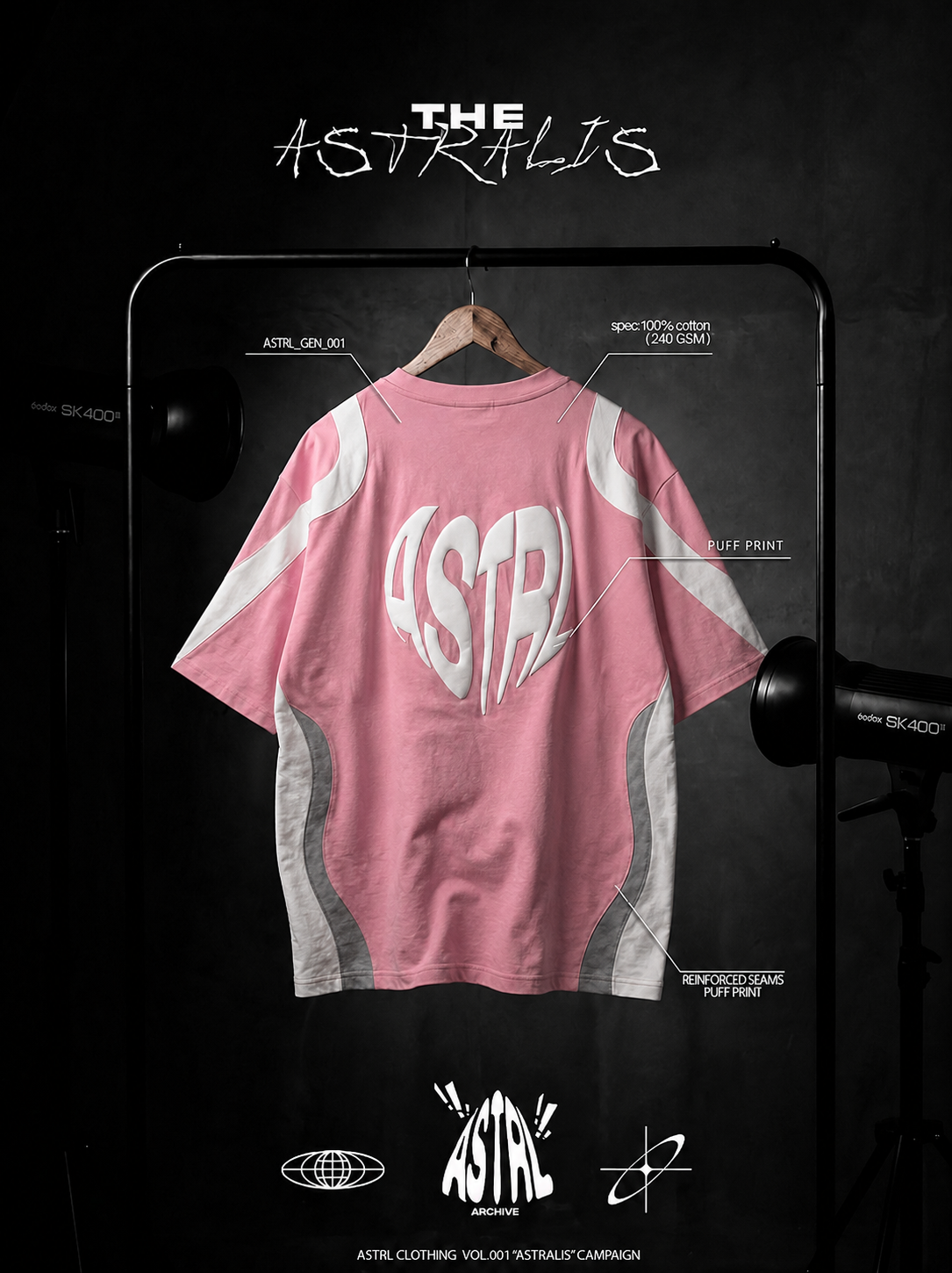ASTRL pink limited signal specification poster
